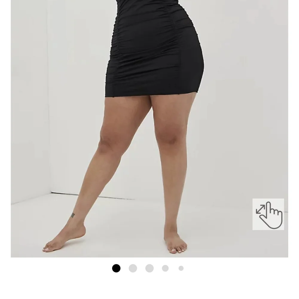 Torrid UNDERWIRE RUCHED RETRO MID-LENGTH SWIM DRESS SZ14/16 DD/DDD - Picture 4 of 9